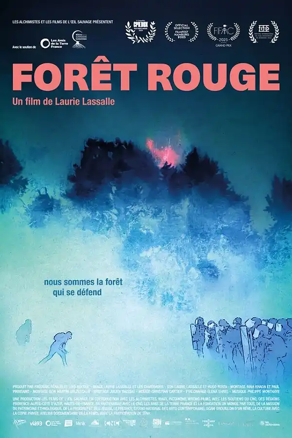Laurie LASALLE, Interview, affiche forêt rouge