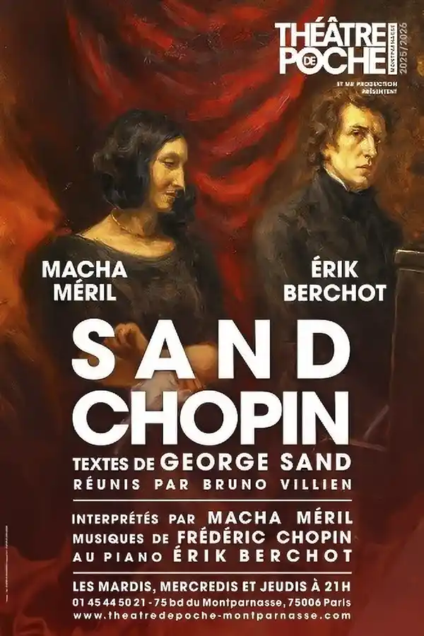 Sand Chopin Pièce de Théâtre, théâtre de poche