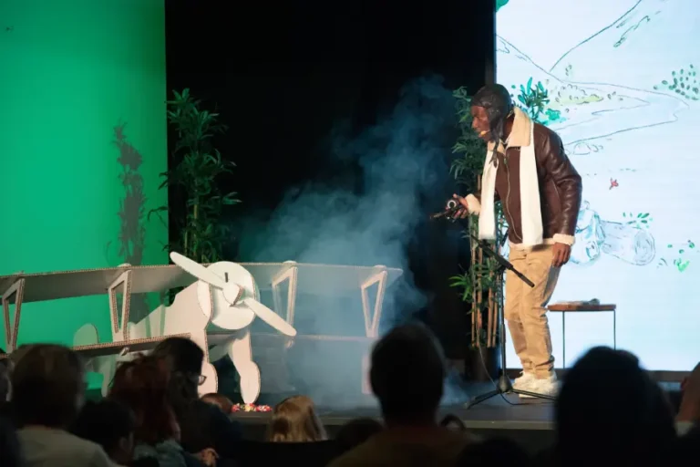 Interview de E-Jazz, Les aventures de Papeï – le sac de bonbons, spectacle musical